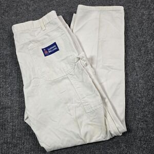 Dickies Painter Pants Mens 38x34 White Sherwin Williams Work Utility‎ Carpenter